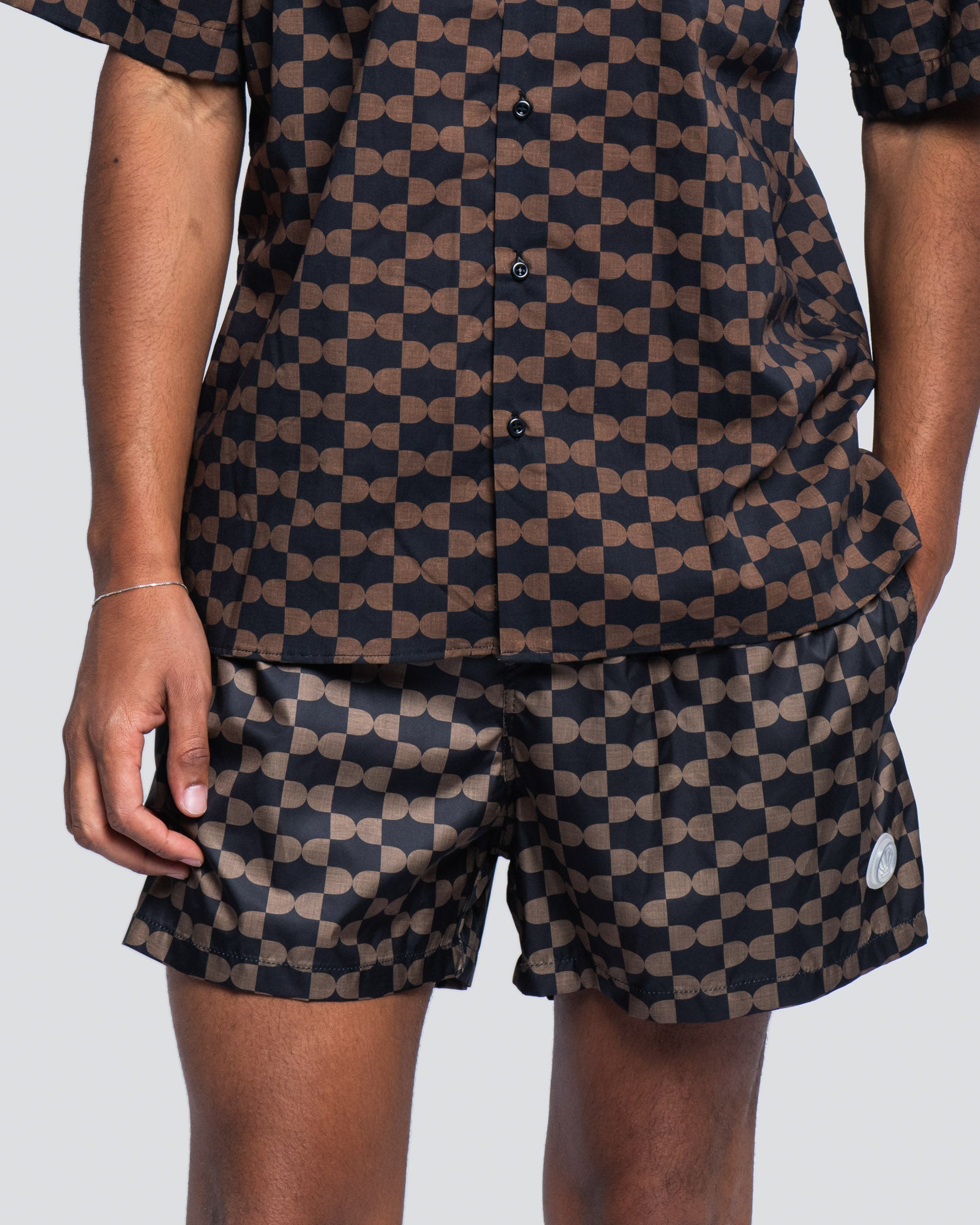 Boxer Tasca Laterale Round Oro