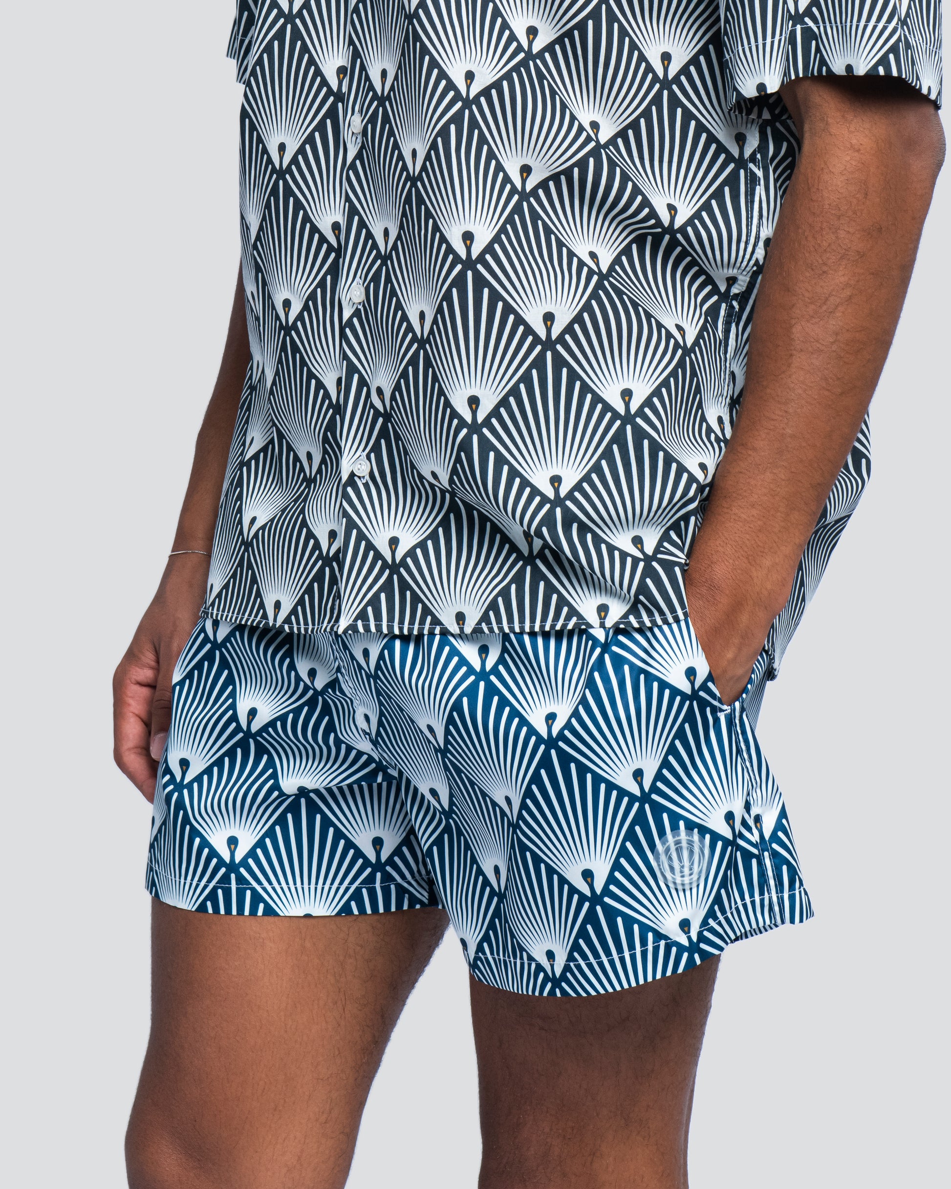 Boxer Tasca Laterale Horus Blu