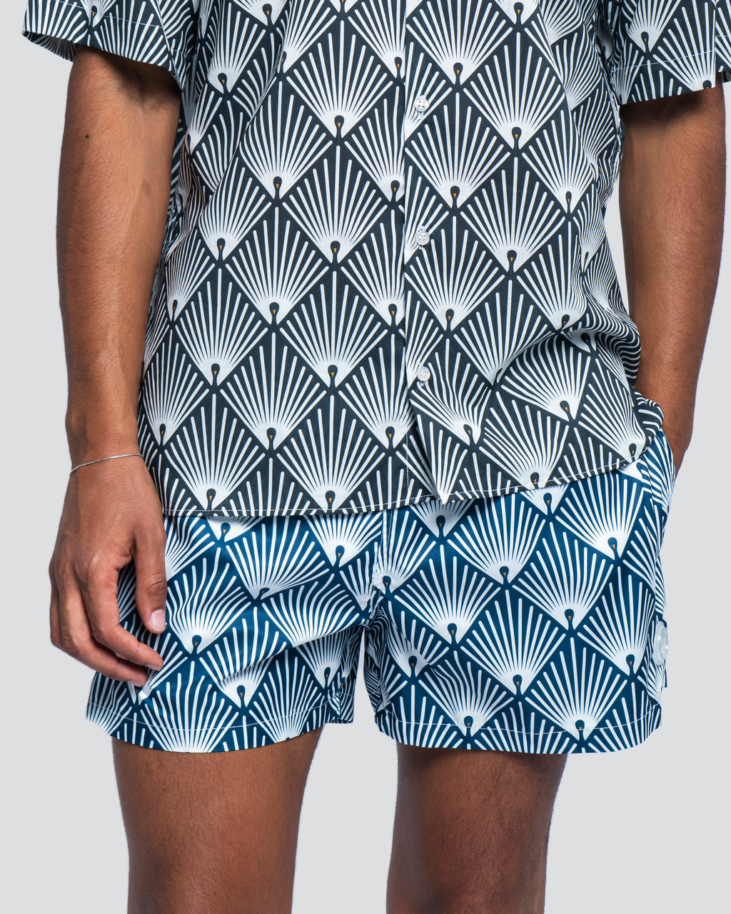 Boxer Tasca Laterale Horus Blu