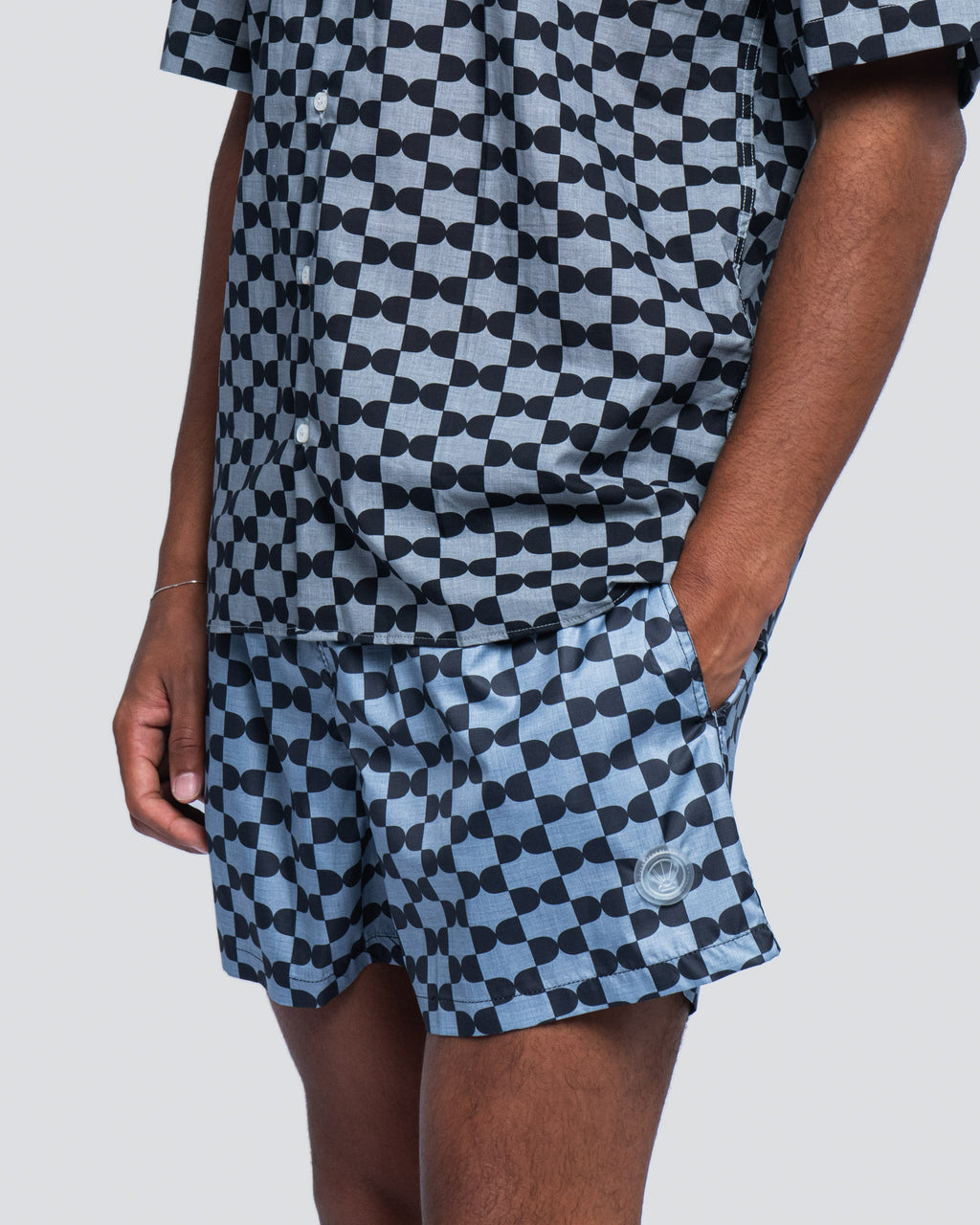 Boxer Tasca Laterale Round Nero