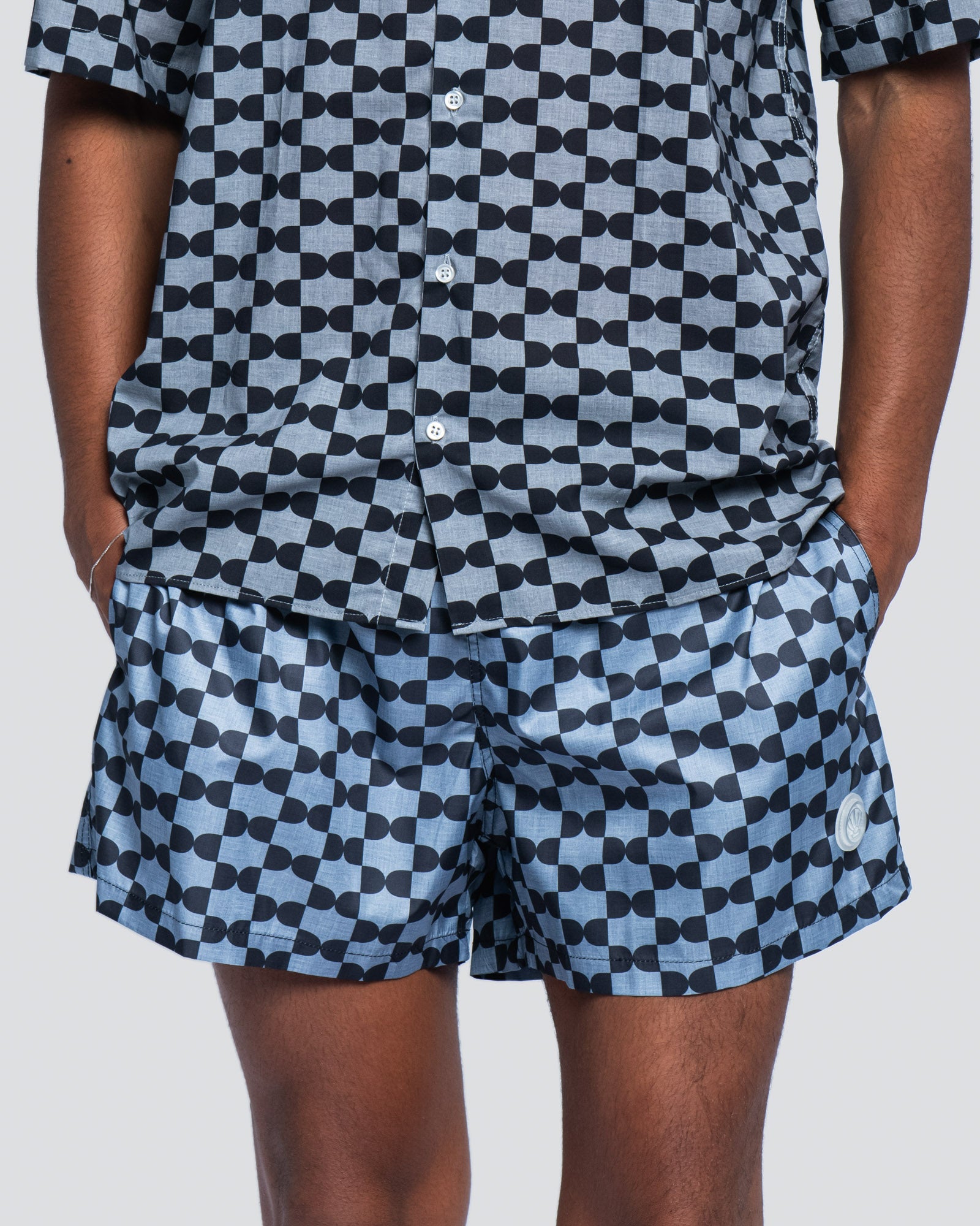 Boxer Tasca Laterale Round Nero