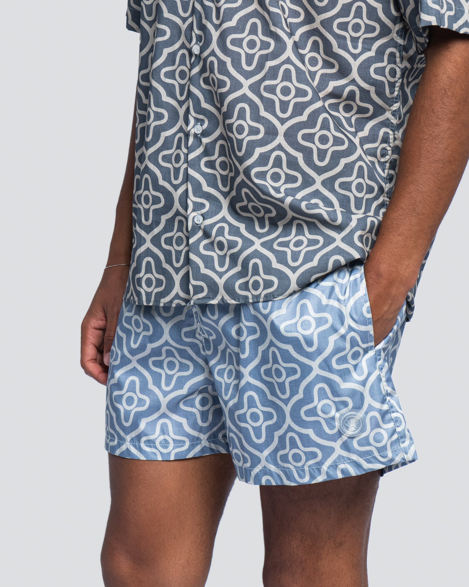 Boxer Tasca Laterale Prism Grigio