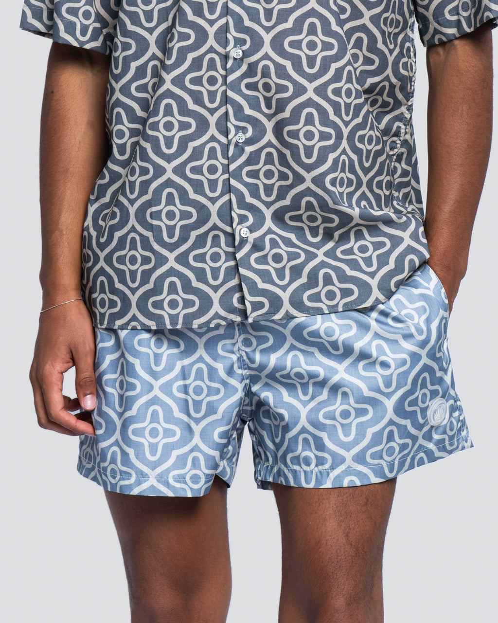 Boxer Tasca Laterale Prism Grigio