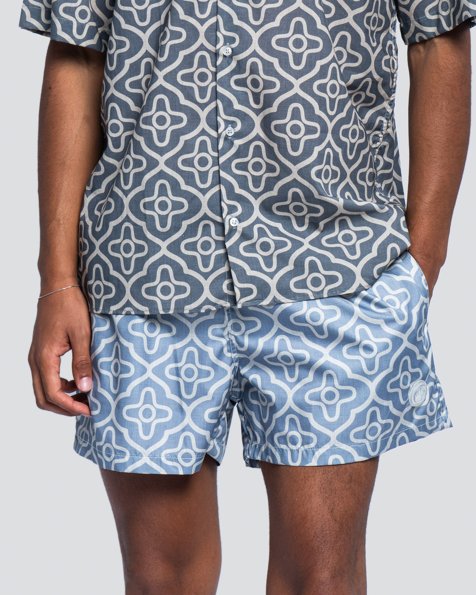 Boxer Tasca Laterale Prism Grigio