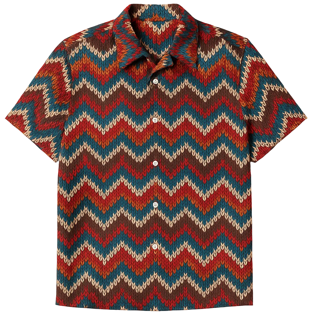 Camicia Uomo Intreccio