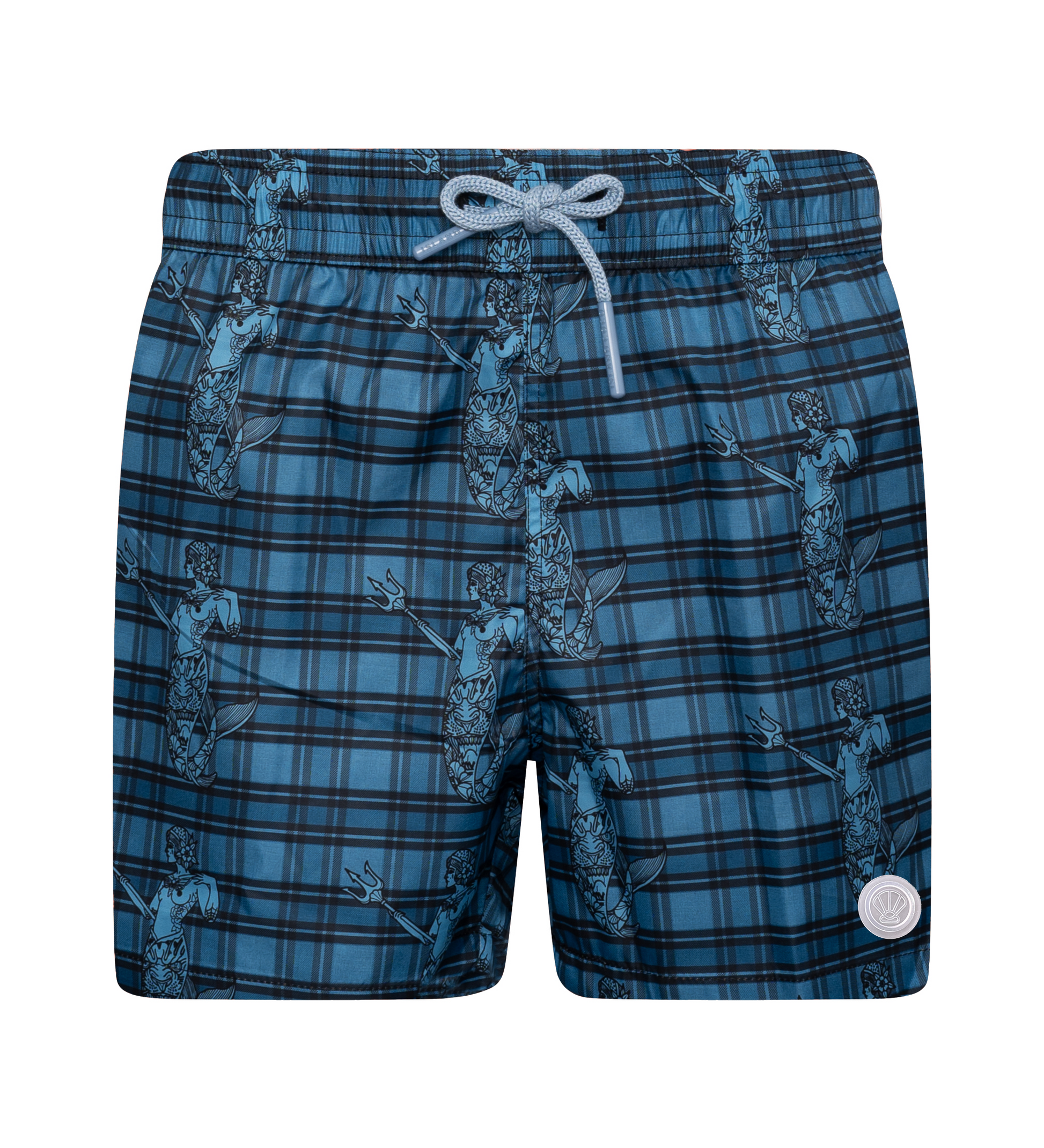 Boxer Tasca Laterale Sirene Blu